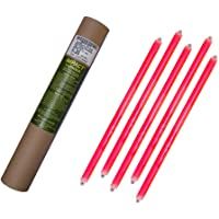 Cyalume - Tubo de 5 tubos luminosos SnapLight Impact- 40 cm- 15 pulgadas- 2 Anillas- 12 horas- no-embalados…